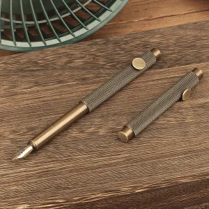 Brass Retro Mini Pocket Portable Pen